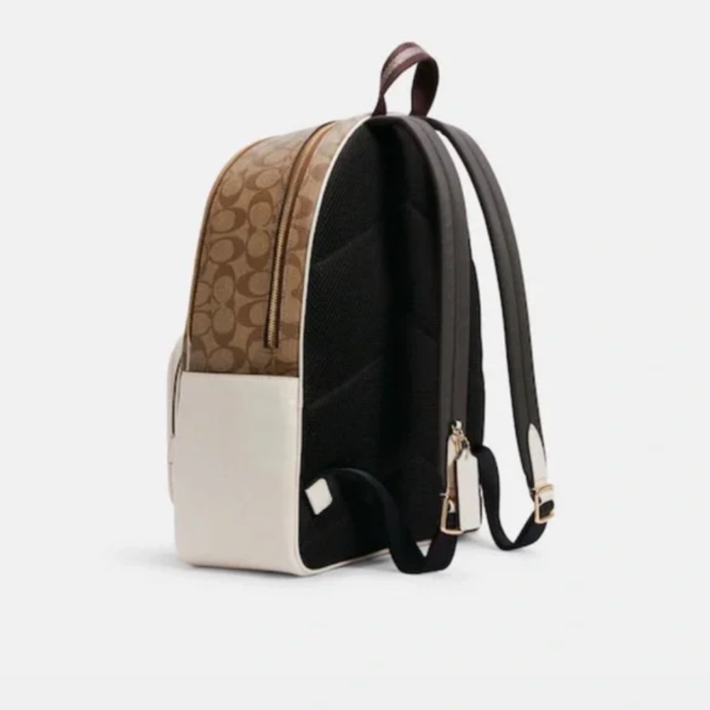 COACH Court Backpack In Signature Canvas - Picture 2 of 10